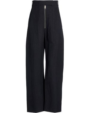 Studio Nicholson Midnight Pants Linen, Virgin Wool - Blue
