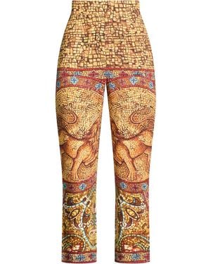 Dolce & Gabbana Pants Viscose - Yellow