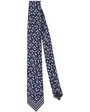 Caruso Midnight Ties & Bow Ties Cotton, Silk - Blue