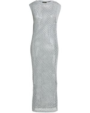 Twinset Maxi Dress Polyester, Polyamide - Gray