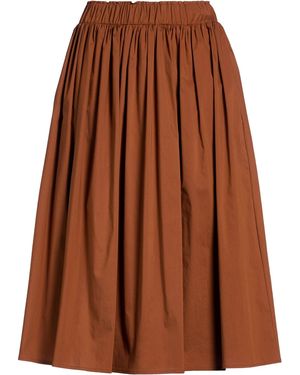 Shirtaporter Midi Skirts - Brown