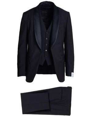 Caruso Suit Wool, Mohair Wool - Blue