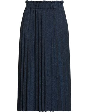 SUSY STAR CURVY by SUSY-MIX Susy Star By Susy-Mix Maxi Skirt Viscose, Lurex, Elastane - Blue
