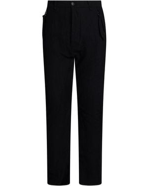 Masnada Trousers Wool, Cotton, Metal - Black