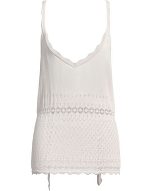 Akep Top Viscose, Polyester - White