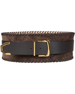 Agnona Dark Belt Leather - Brown