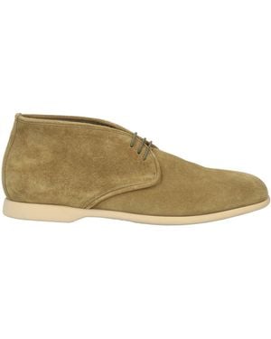 Pantanetti Military Ankle Boots Leather - Green