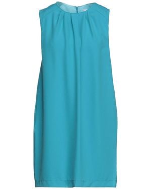 Annie P Mini Dress Polyester, Elastane - Blue