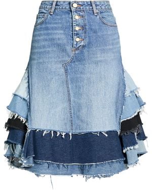 Ganni Denim Skirt Organic Cotton - Blue