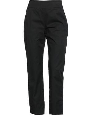 ALESSIA SANTI Trousers Cotton, Polyamide, Elastane - Black