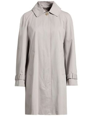 Semicouture Light Overcoat & Trench Coat Cotton - Gray