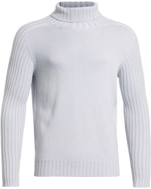 Gran Sasso Rain Wool Turtleneck Virgin Wool - White