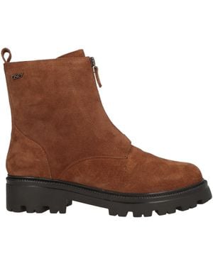 Osey Camel Ankle Boots Leather - Brown