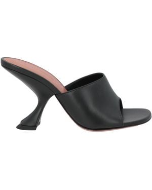 AMINA MUADDI Sandals Leather - Black