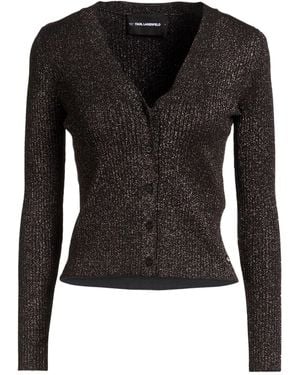 KARL LAGERFELD Strickjacke - Schwarz