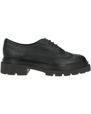 Santoni Schnürschuh - Schwarz