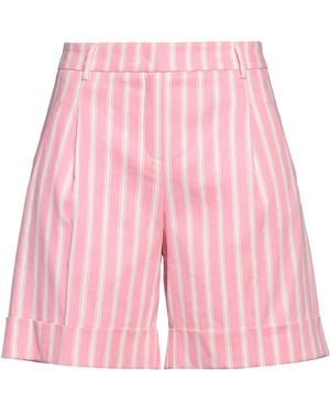 Seductive Shorts & Bermuda Shorts Linen, Polyester, Viscose, Elastane - Pink