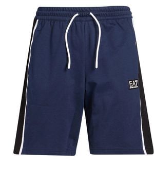 EA7 Shorts & Bermuda Shorts Cotton - Blue