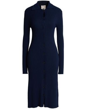 Semicouture Midnight Cardigan Viscose, Polyester - Blue