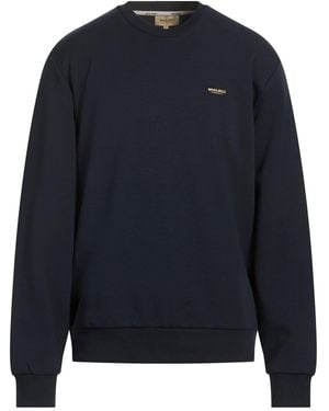 Woolrich Midnight Sweatshirt Cotton, Polyester, Elastane - Blue