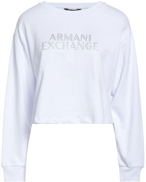 ARMANI EXCHANGE Sweatshirt Cotton - Blue