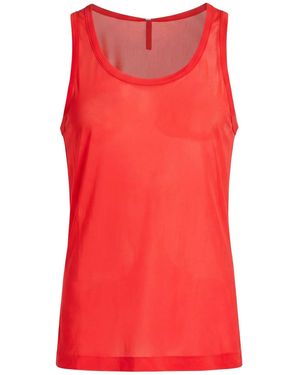 Pierantonio Gaspari Tank Top Viscose, Polyester - Red