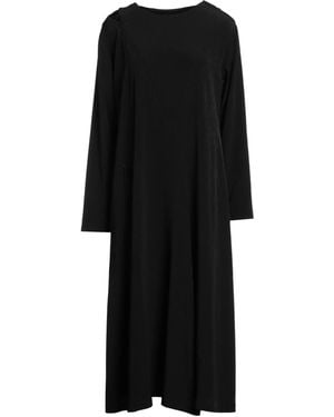 Y's Yohji Yamamoto Midi Dress Triacetate, Polyester - Black