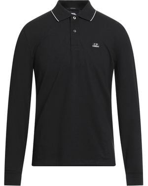 C.P. Company Polo Shirts - Black