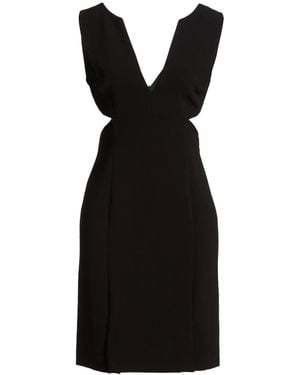 Hanita Mini Dress Polyester, Elastane - Black