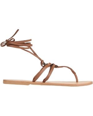 ALEX RIVIÈRE STUDIO x MANEBÍ Thong Sandal - Brown