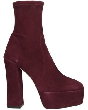 Stuart Weitzman Botines De Caña Alta - Morado