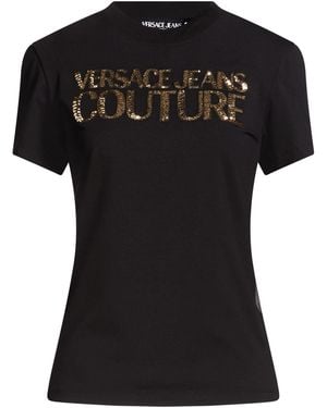 Versace Jeans Couture T-Shirt Cotton, Elastane, Polyamide - Black