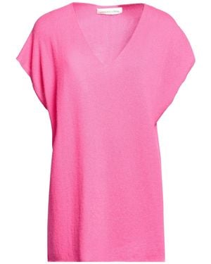 Lamberto Losani Fuchsia Sweater Cashmere - Pink