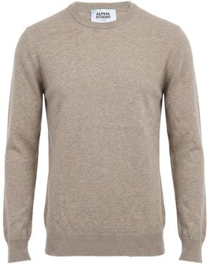 Alpha Studio Pullover - Grau