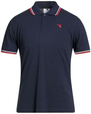Diadora Midnight Polo Shirt Cotton - Blue