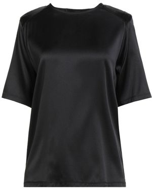 FEDERICA TOSI Top Silk, Elastane - Black