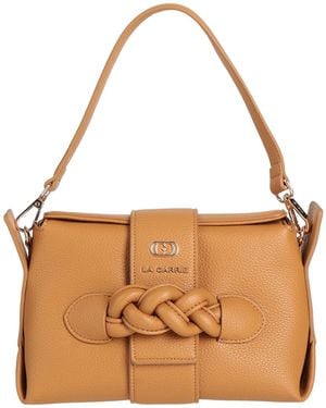 La Carrie Handbag Leather - Brown