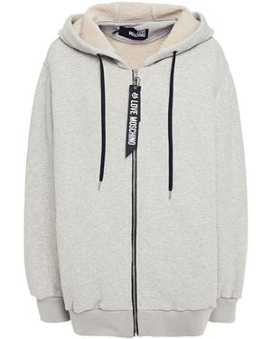Love Moschino Sweatshirt Wool, Polyamide, Polyester, Cotton, Elastane - Gray