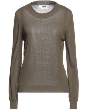 Grifoni Military Sweater Cotton - Brown