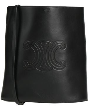 Celine Cross-Body Bag Leather - Black