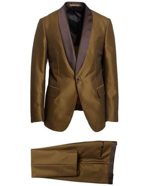 Caruso Suit Wool, Silk - Green