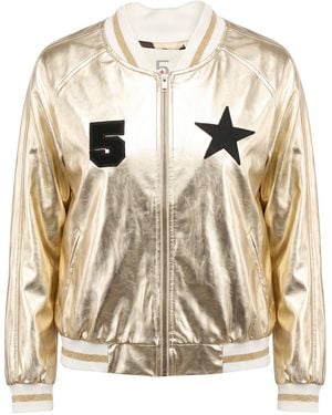5 PROGRESS Jacket Polyester, Elastane - Natural
