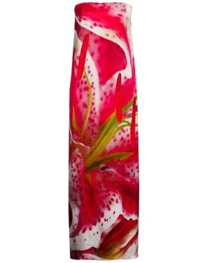 Tory Burch Vestido Largo - Rojo