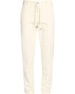Peserico Pants Cotton, Lyocell, Elastane - Natural