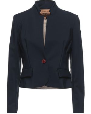ALESSIA SANTI Blazer Cotton, Polyamide, Elastane - Blue