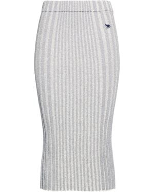Maison Kitsuné Midi Skirts - Grey