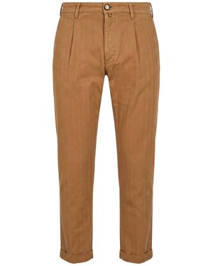 Jacob Cohen Trousers Cotton, Elastane - Natural