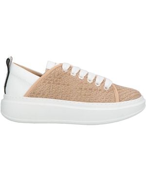 Alexander Smith Wembley Blush Trainers Leather - Natural