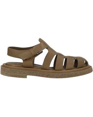 Officine Creative Military Sandals Leather - Brown
