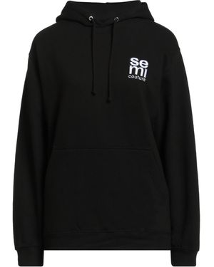 Semicouture Sweatshirt Cotton, Polyester - Black